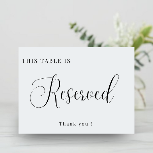 Reserved Signs | Jade