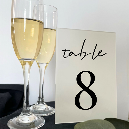 Wedding Table Numbers | Naomi